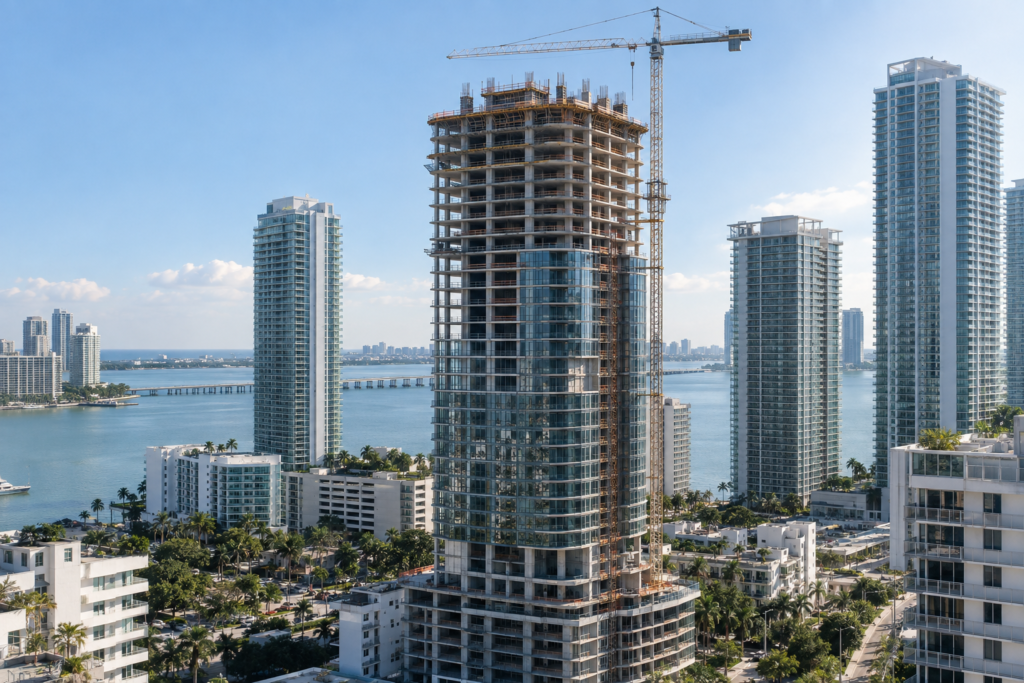 Proyecto residencial en preconstrucción en Miami, Florida